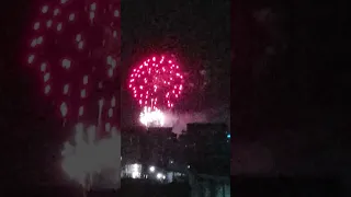 논산 딸기 축제 마지막 불꽃놀이