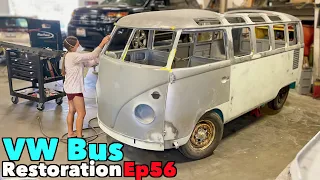 VW Bus Restoration - Episode 56 - Nothing's Fast or Easy | MicBergsma