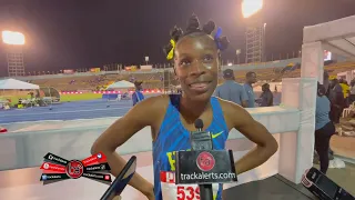 EPIC: Alana Reid's 10.92s 100m Dash Rewrites Jamaican History