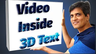 Play video inside 3D Text in PowerPoint