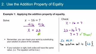 Beginning Algebra 2.1