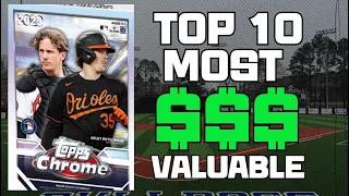 TOP 10 MOST VALUABLE CARDS IN 2023 TOPPS CHROME