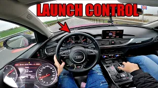 AUDI A6 3.0 TDI 245HP 0-100 LAUNCH CONTROL DRAGY