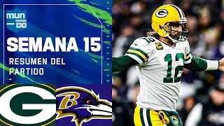 Green Bay Packers vs Baltimore Ravens | Semana 15 NFL Game Highlights