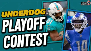 Underdog Playoff Best Ball Strategy | How to Win Playoff Fantasy Football!