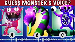 Guess the MONSTER'S VOICE #27 | GARTEN OF BANBAN 4 | PATCHED WILLY, GENRY SPIKE, ARGUS, HUNKY JAKE