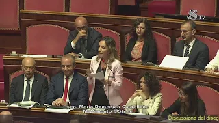 Mariolina Castellone - Intervento aula Senato - 20/07/2023