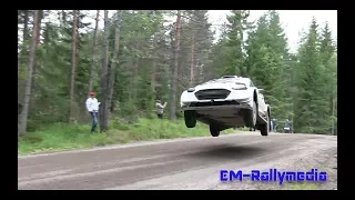 Sebastien Ogier FLYING test for Rally Finland 20.7.2017