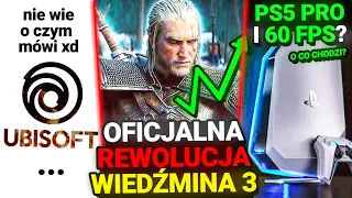 OFICJALNA REWOLUCJA DO WIEDŹMINA 3 NADCHODZI — Ubisoft nie rozumie problemu — PS5 PRO I 60 FPS?