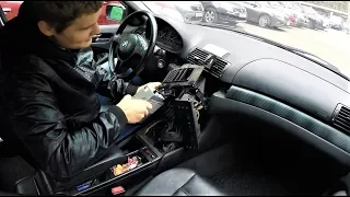 Замена радиатора печки BMW E46 !