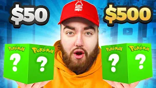 I Opened a $50 vs $500 Pokémon Box!