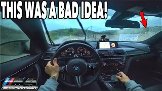 POV Drive In A Rainstorm In My New MANUAL BMW M4 Competition F82