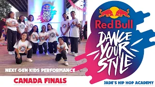 THEY GOT THE CROWD HYPE!! RED BULL Dance Your Style Kids Next Gen Performance - CANADA