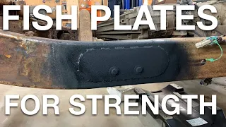 How to brace your welds with a fish plate! Reinforce your truck frame for strength
