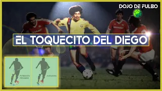 "El Toquecito" de Diego Armando Maradona, la clave de su gambeta - Técnica para Fútbol