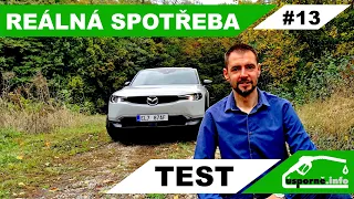 REÁLNÁ SPOTŘEBA #13 -  Mazda MX-30 e-Skyactiv (elektromobil) - test spotřeby