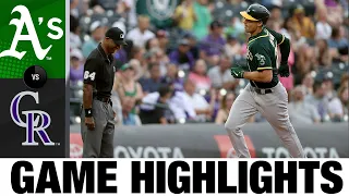 A's vs. Rockies Game Highlights (6/5/21) | MLB Highlights