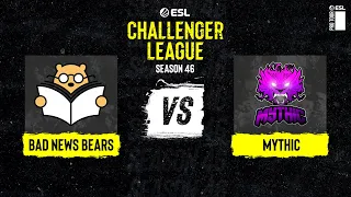 Bad News Bears vs Mythic | Map 1 Mirage | ESL Challenger League Season 46 NA