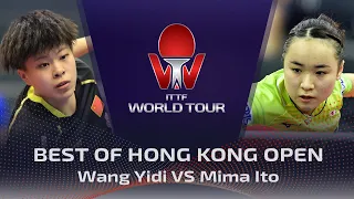 FULL MATCH - Wang Yidi vs Mima Ito (2019) | BEST of Hong Kong Open