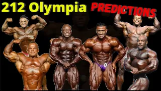 2022 Mr. Olympia *212 Division Predictions*