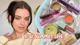 My 10-15 Minute Everyday Summer Makeup Look | Julia Adams