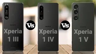 SONY XPERIA 1 III VS SONY XPERIA 1 IV VS SONY XPERIA 1 V#tech58.