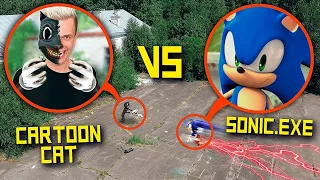 ¡URGENTE! SONIC.EXE vs CARTOON CAT BRUNO nos atraparon **Episodio 3 SONIC.EXE**