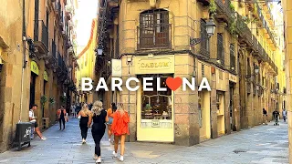[4K]🇪🇸 Spain Walk, Barcelona : Exploring Gothic Quarter(Barri Gòtic), Lunch at Michelin⭐Caelis. 2022