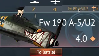 Fw 190 A-5/U2 - Getting 9 KILLS as CAS in Ground RB War Thunder