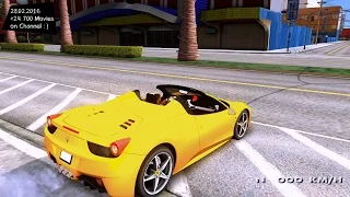 Ferrari 458 Spider FBI - GTA San Andreas 2160p / 🔥 4K / 60FPS 🔥 _REVIEW