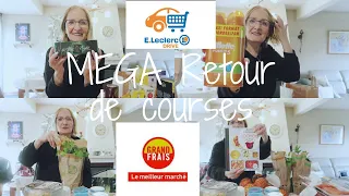 MEGA Retour de courses au drive Leclerc & à Grand Frais !