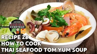 HOW TO COOK SEAFOOD TOM YUM SOUP | KUSINA EVERYDAY - RECIPE 28
