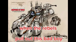 Star Wars Rebel tank!