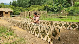 A 14-Year-Old Single Mother - Build a Flower Garden from the Entrance to the Farm with Bamboo Part1