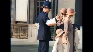 Beautiful London in 1933 in color! [A.I. enhanced & colorized]