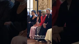 Kris Jenner, Kim Kardashian, Anna Wintour & David Beckham at Victoria Beckham show. #kimkardashian