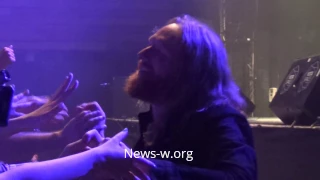 Dark Tranquillity 's M. Stanne & A. Jivarp greet fans after Moscow live show in YOTASPACE 29.01.2017