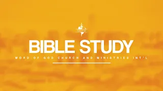 WOGCMI Midweek Bible Study | Min. Cedric Myers