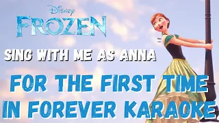 For The First Time in Forever Karaoke (Elsa Only) - sing with me as Anna - Frozen!