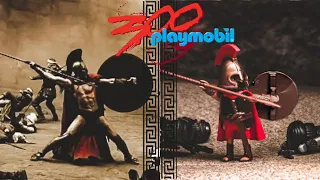 Recreated scene from 300 SPARTANS, using Playmobil.