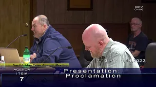 Southbridge Town Council Meeting -  3/14/2022.