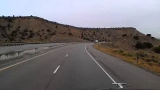 Interstate 70 Westbound near the San Rafael Valley in Utah