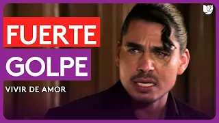 Misael golpea a Mauricio por causar que Rebeca perdiera a su bebé | Vivir de Amor | Capítulo 47