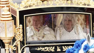 Watch King Charles and Queen Camilla's Carriage Ride to Coronation