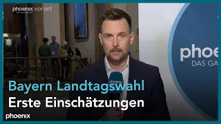 Erste Einschätzungen zur Landtagswahl in Bayern von Marc Steinhäuser am 08.10.23