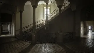 you're studying in a haunted library with ghosts ( a dark academia )