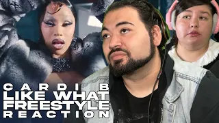 Cardi B - Like What (Freestyle) [Official Music Video] (Reaction)