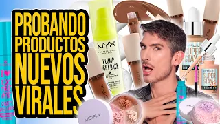 PONIENDO A PRUEBA MAQUILLAJE  ECONOMICO Y VIRAL / FUNCIONAN ? O SON PURO MARKETING