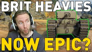 Brit Heavies Now EPIC?!? World of Tanks
