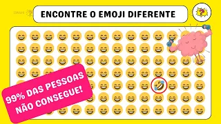 👀🧐Você enxerga bem? Desafio - Encontre o emoji diferente 😄😁🧠 #encontreoemoji